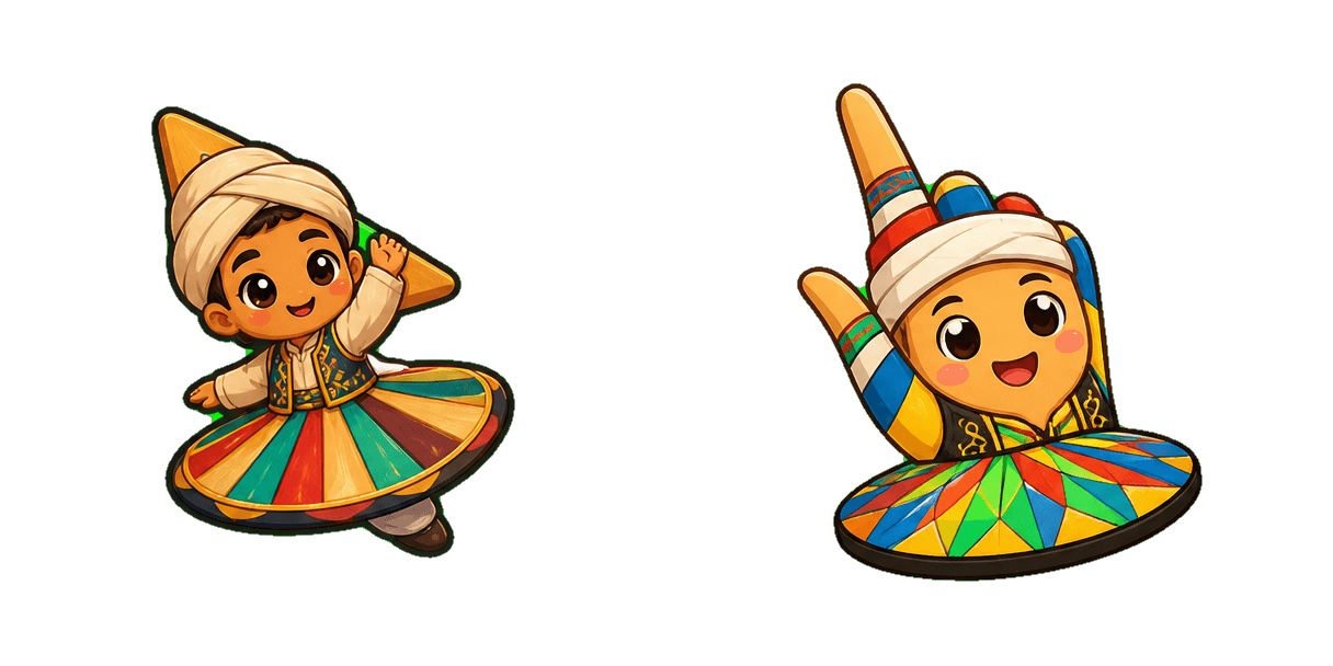 Tanoura Dancer Cursor-Paket