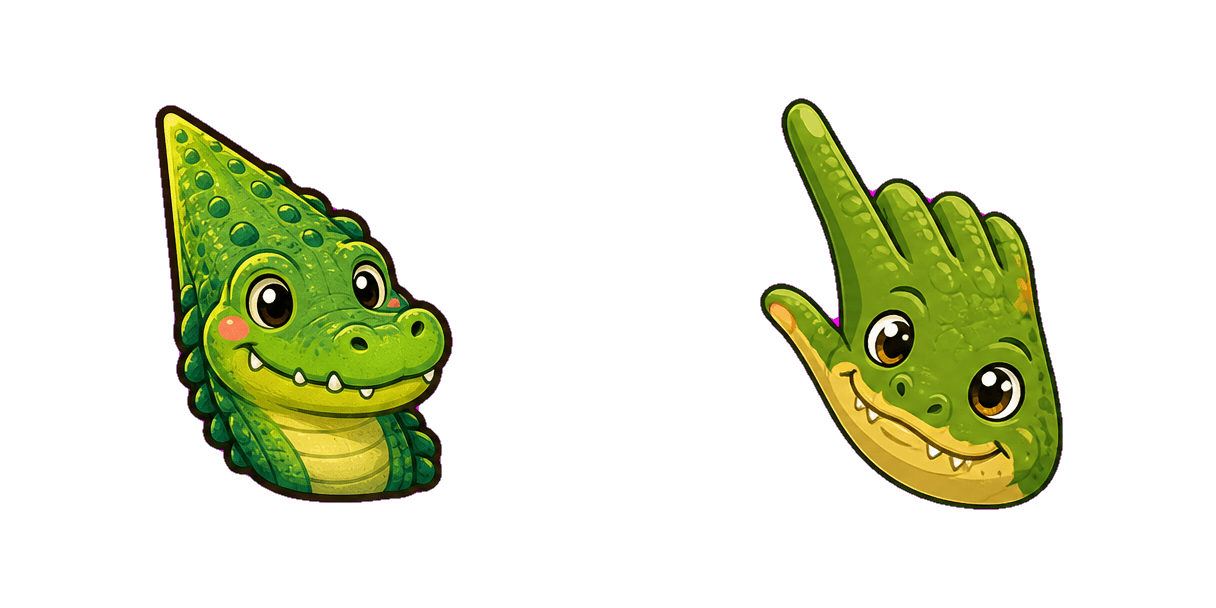 Jungle Caiman cursor pack