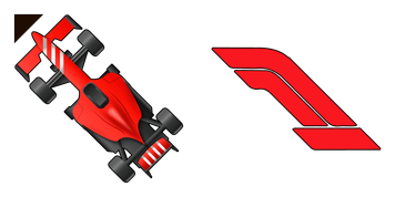 Formula 1 car Cursor Pack