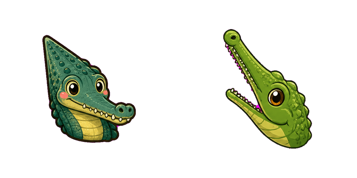 Jungle Gharial cursor pack