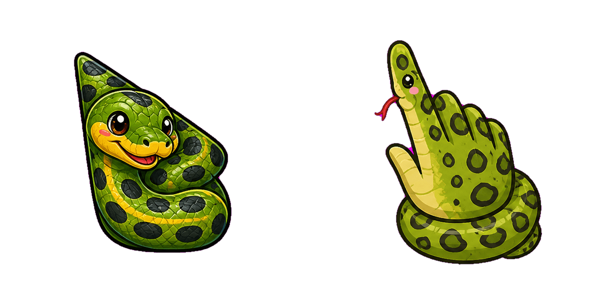 Jungle Green Anaconda cursor pack
