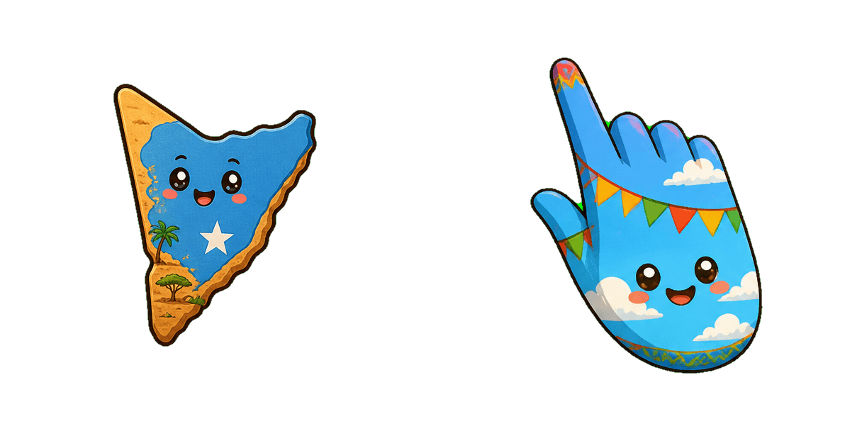 Somalia Flag Cursor-Paket