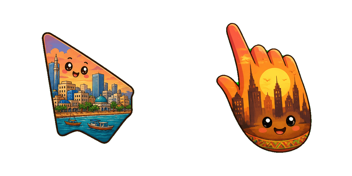 Somalia Mogadishu Skyline Cursor-Paket