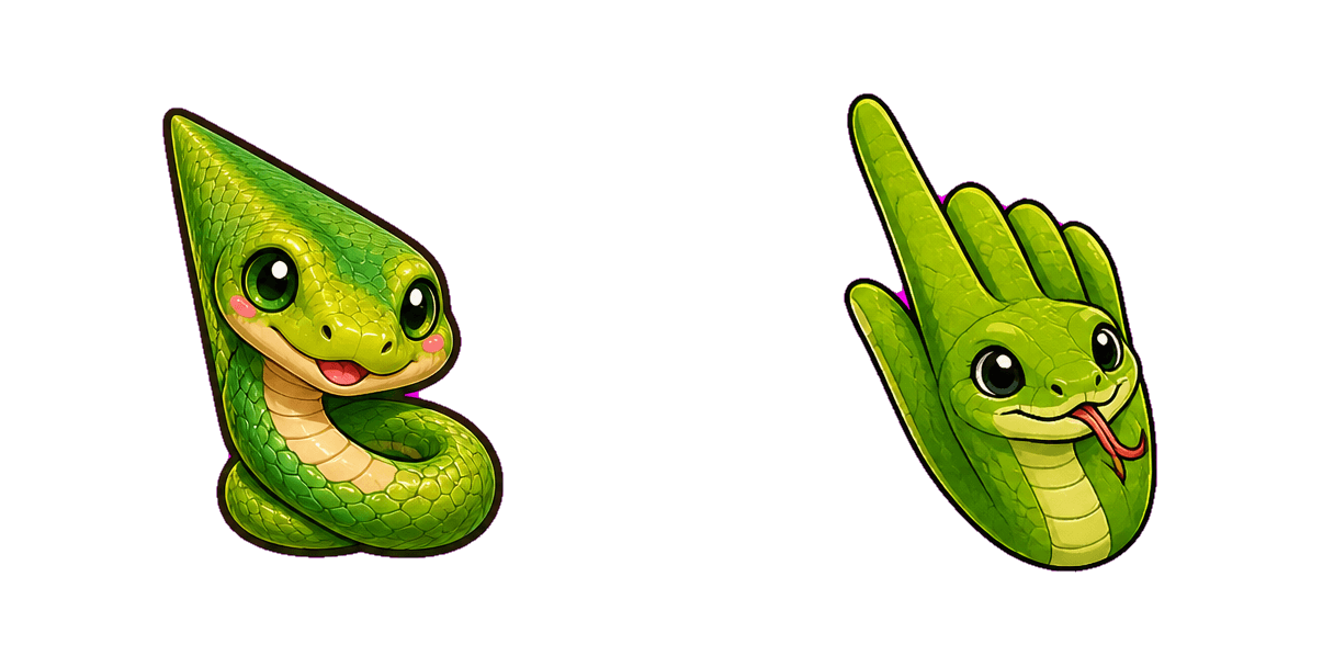 Jungle Green Mamba cursor pack