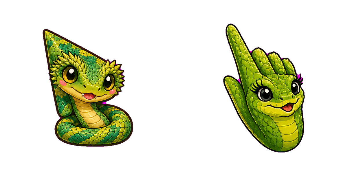 Jungle Eyelash Viper cursor pack