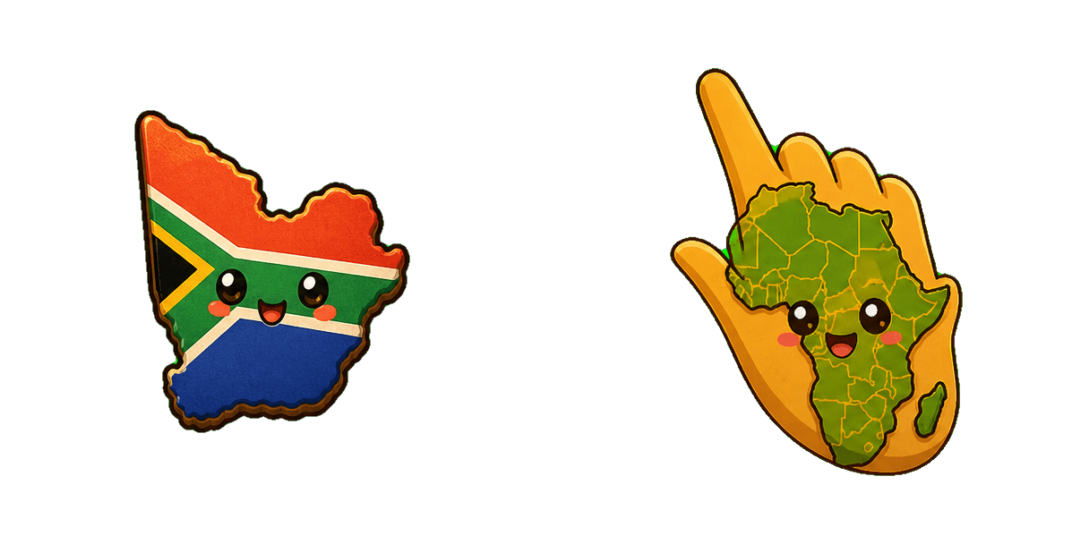 South Africa Map Cursor-Paket