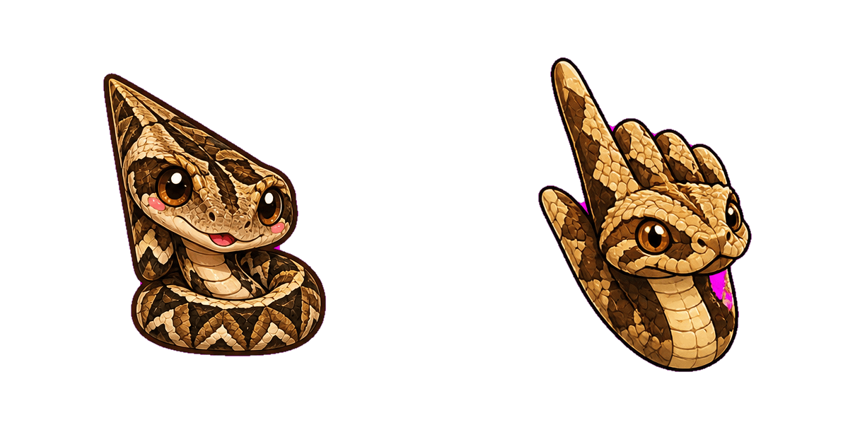 Jungle Gaboon Viper cursor pack