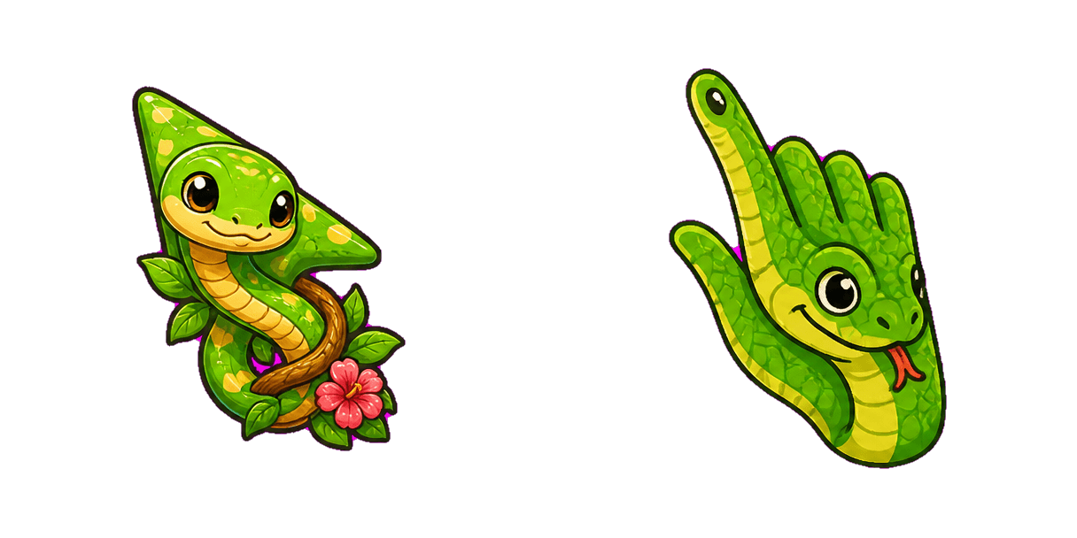 Jungle Vine Snake cursor pack