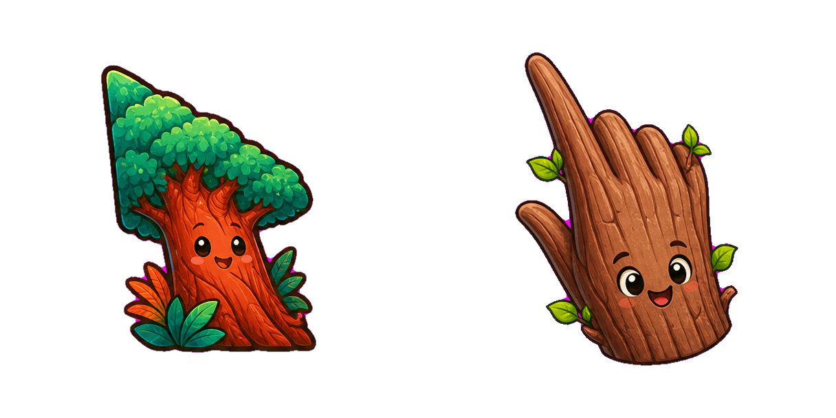 حزمة المؤشرات المخصصة Jungle Mahogany Tree