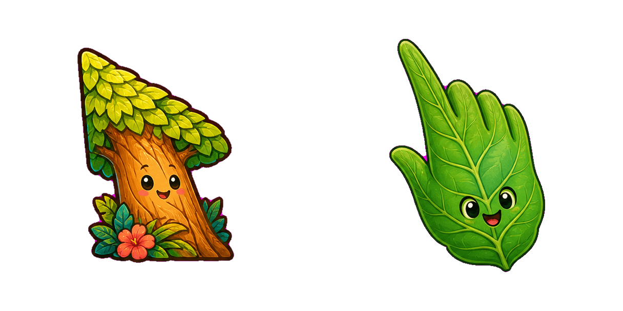 حزمة المؤشرات المخصصة Jungle Teak Tree