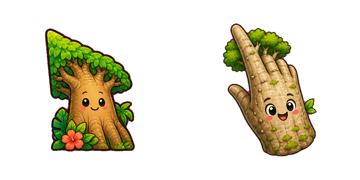 حزمة المؤشرات المخصصة Jungle Ceiba Tree