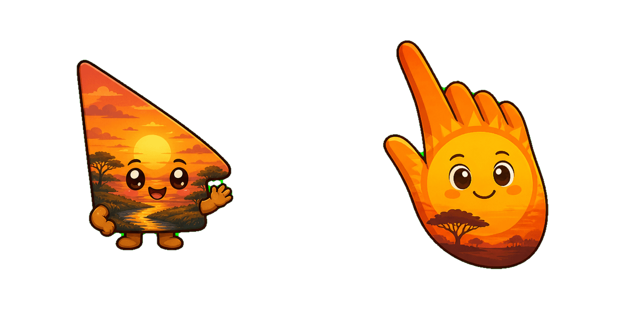 South Sudan Golden Sunset Cursor-Paket