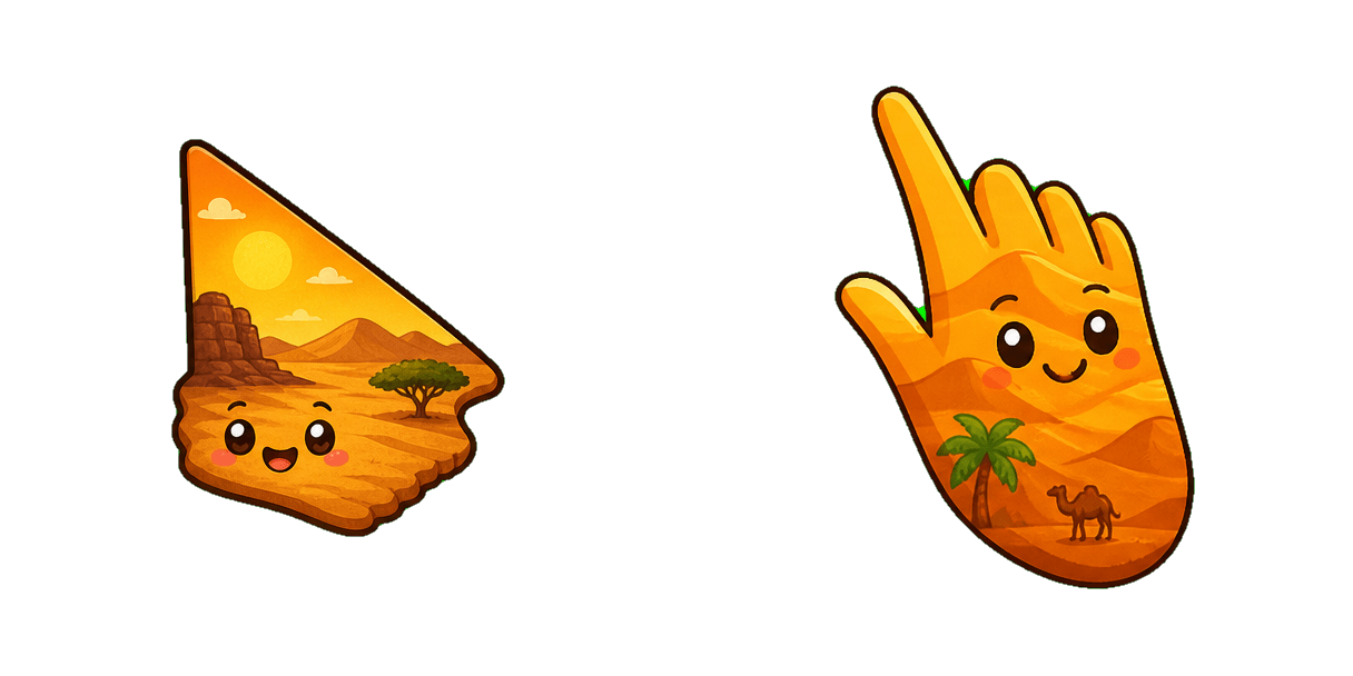 Sudan Nubian Desert Cursor-Paket