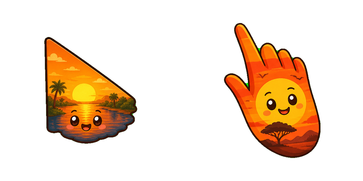 Sudan Golden Sunset Cursor-Paket