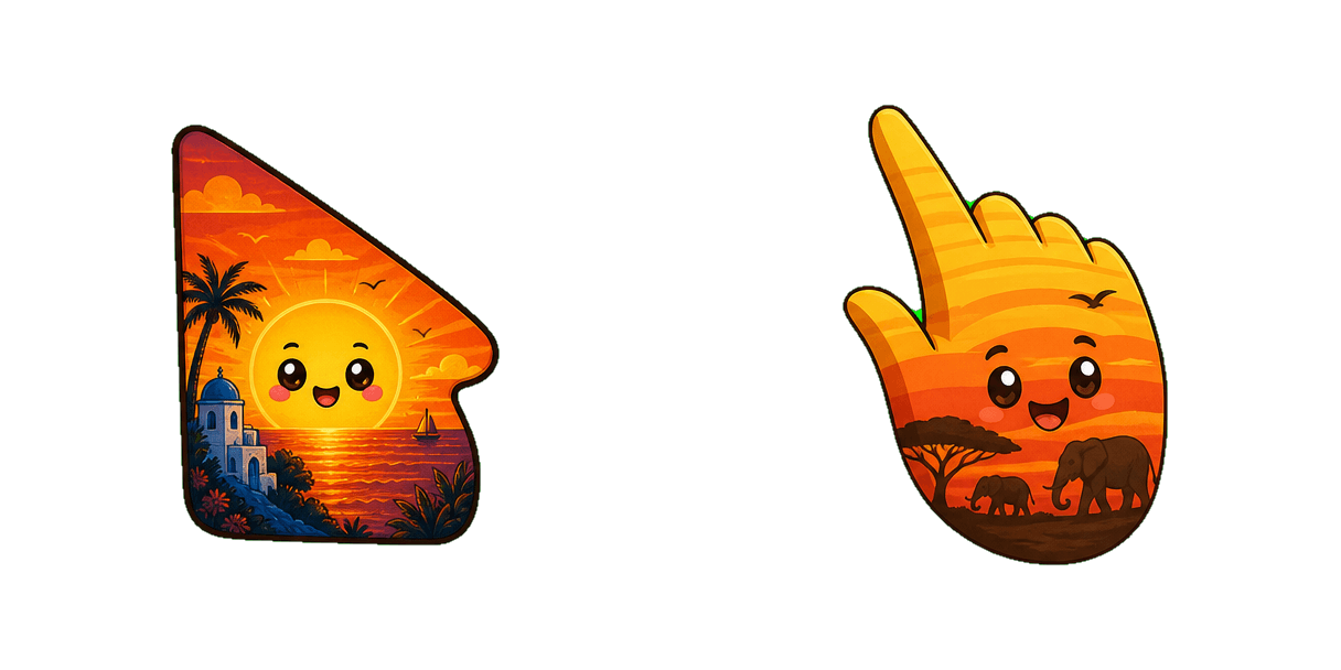 Tunisia Golden Sunset Cursor-Paket