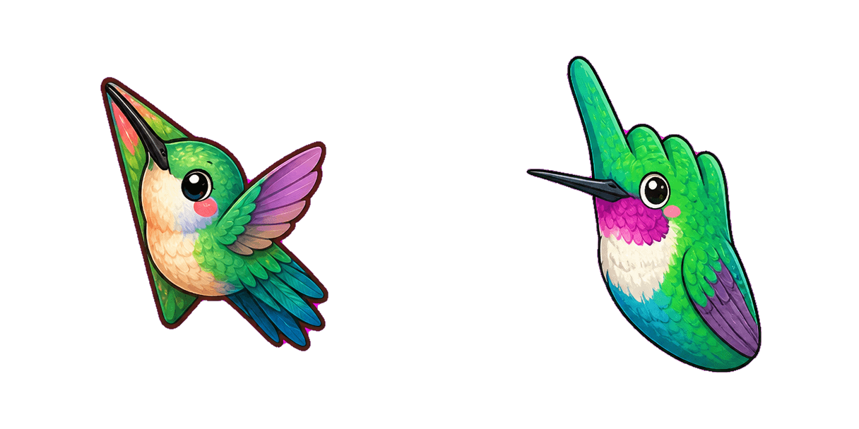 حزمة المؤشرات المخصصة Jungle Hummingbird
