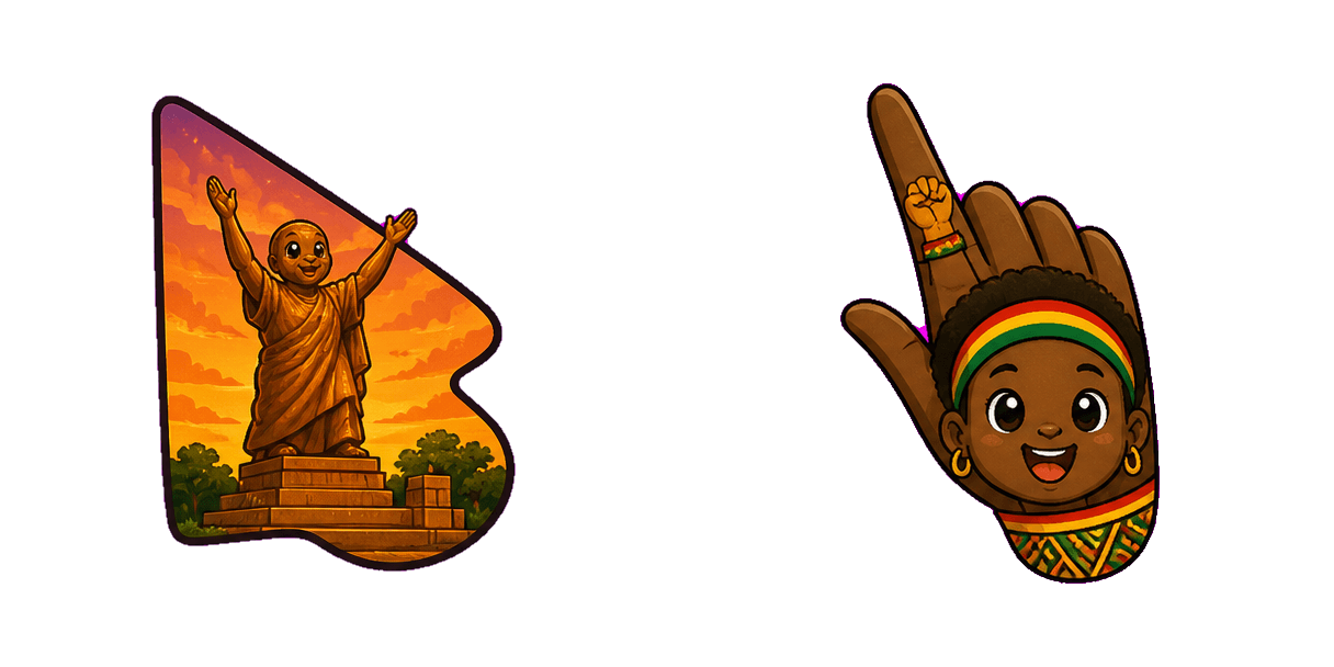 Zambia Freedom Statue Cursor-Paket