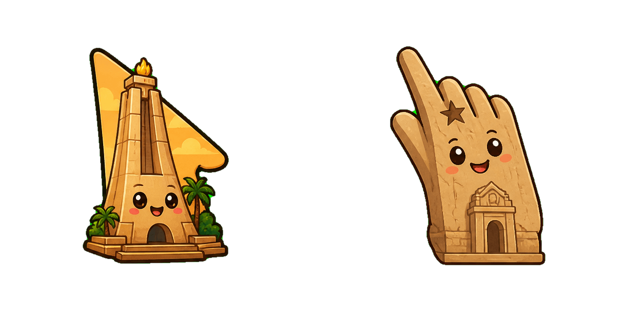 Togo Independence Monument Cursor-Paket