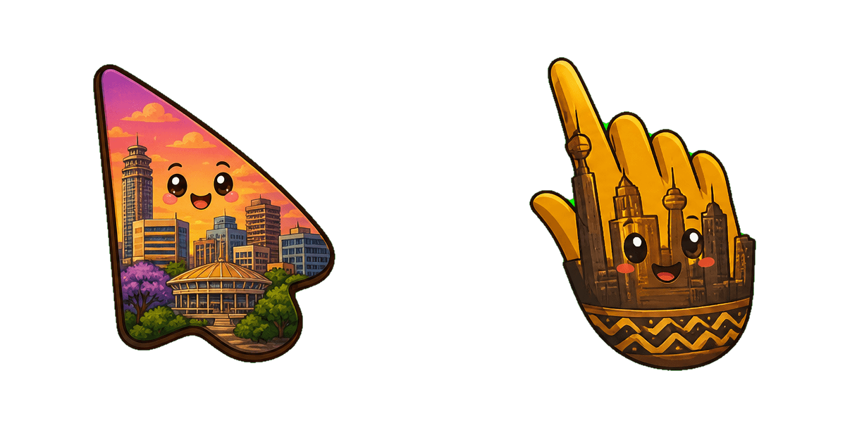 Zimbabwe Harare Skyline Cursor-Paket