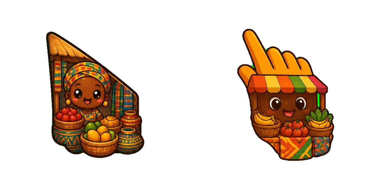 Togo Traditional Market Cursor-Paket