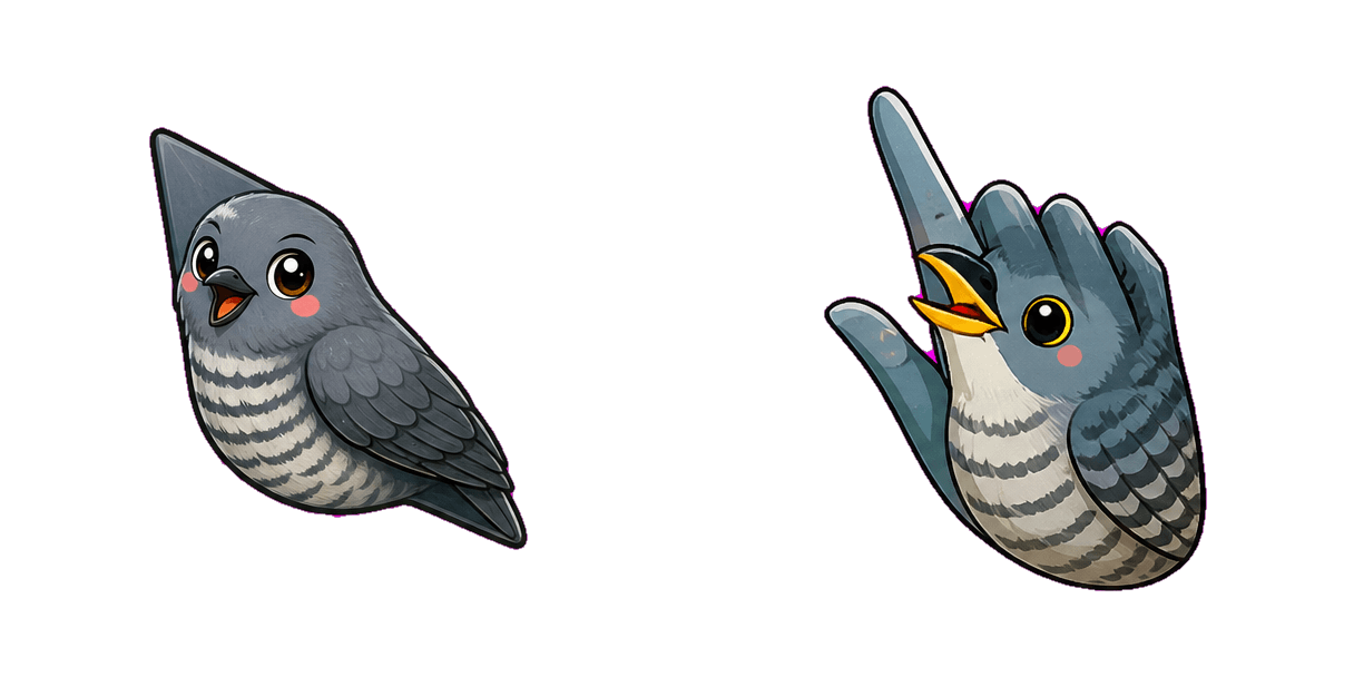 حزمة المؤشرات المخصصة Jungle Cuckoo