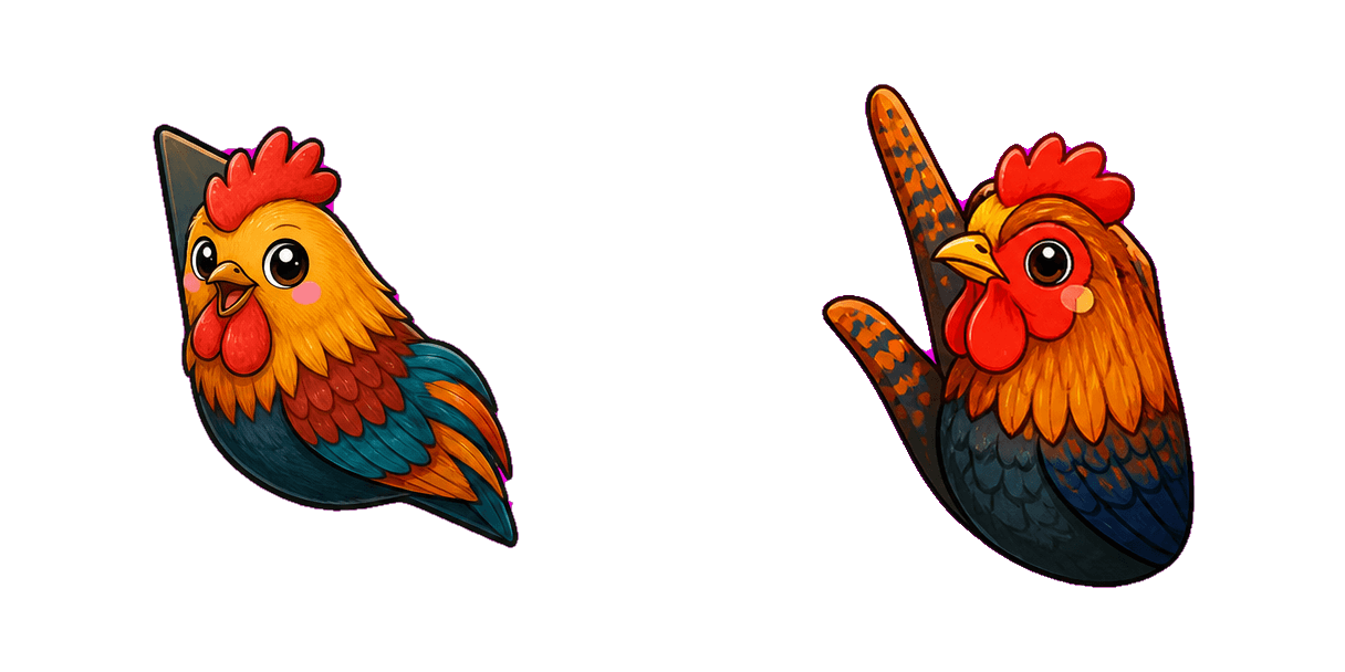 حزمة المؤشرات المخصصة Jungle Junglefowl
