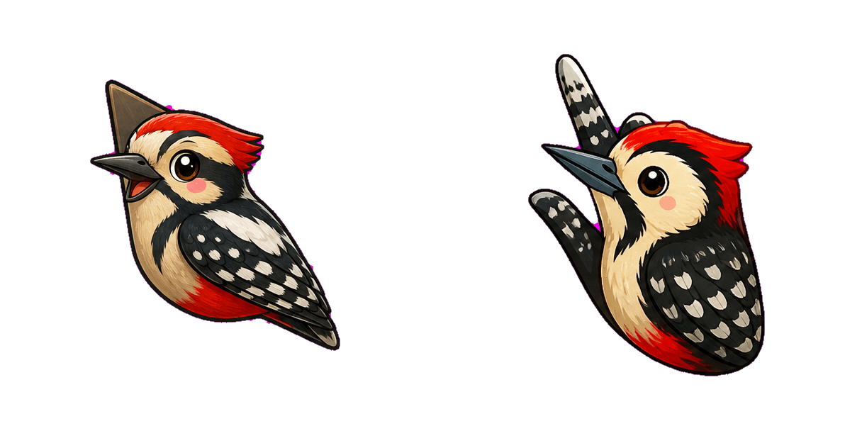 حزمة المؤشرات المخصصة Jungle Woodpecker