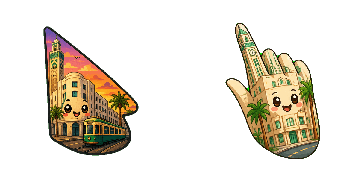 Africa Casablanca Boulevard Cursor-Paket