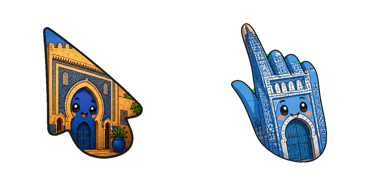 Africa Fez Blue Gate Cursor-Paket