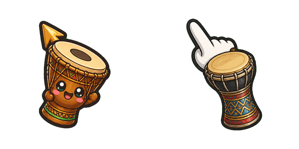 Pack de cursores Tabla Drum