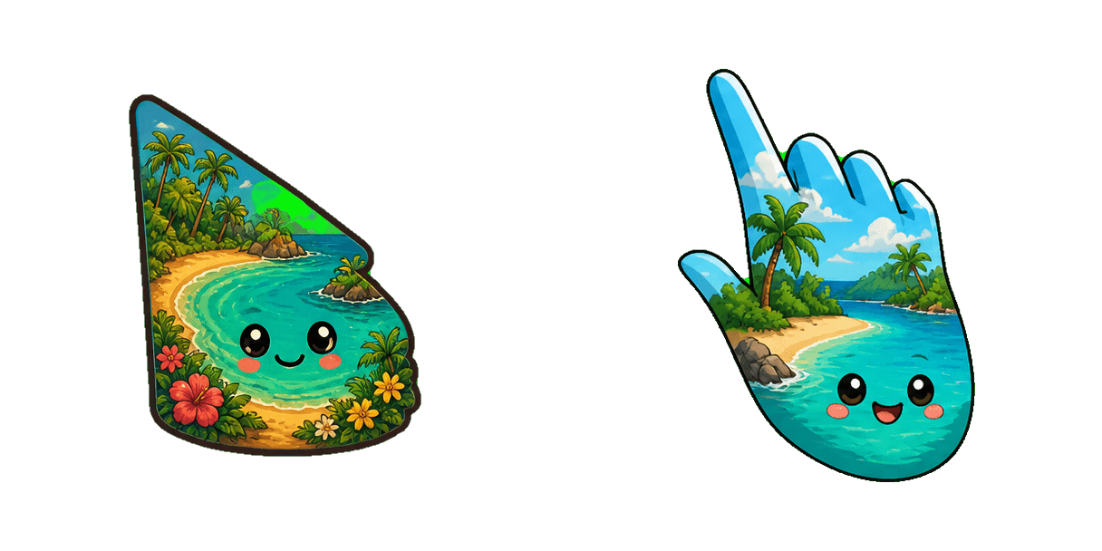 Africa Indian Ocean Lagoon Cursor-Paket
