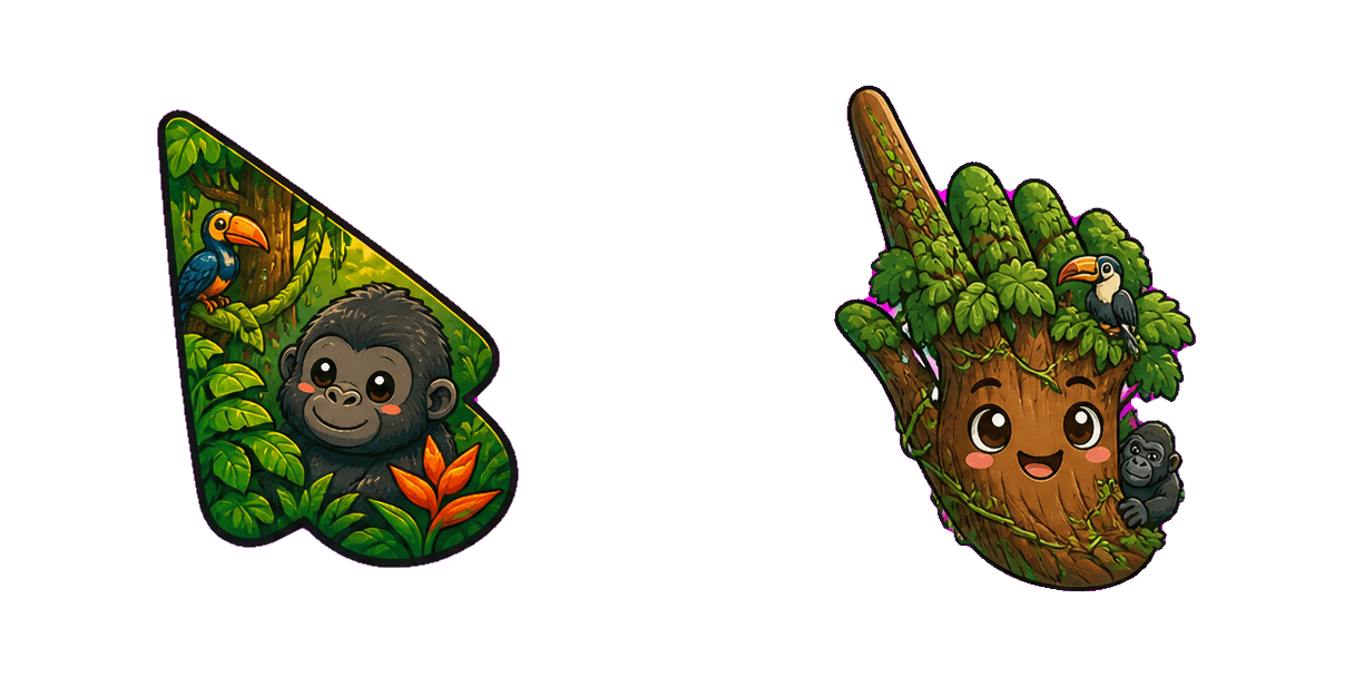 Africa Congo Rainforest Cursor-Paket