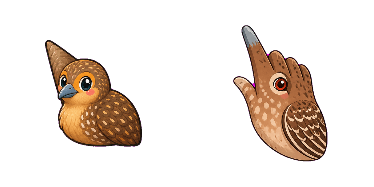 حزمة المؤشرات المخصصة Jungle Tinamou