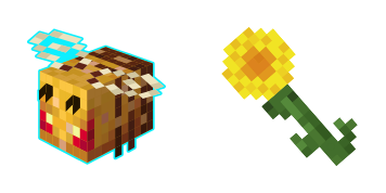 Minecraft: Bee cute cursor
