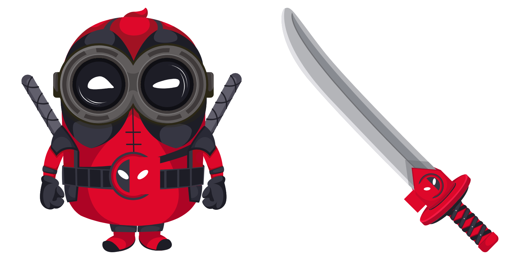 Minion: Deadpool Character cute cursor