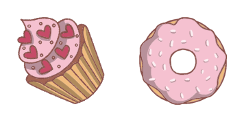 Muffin and donut Cursor Pack