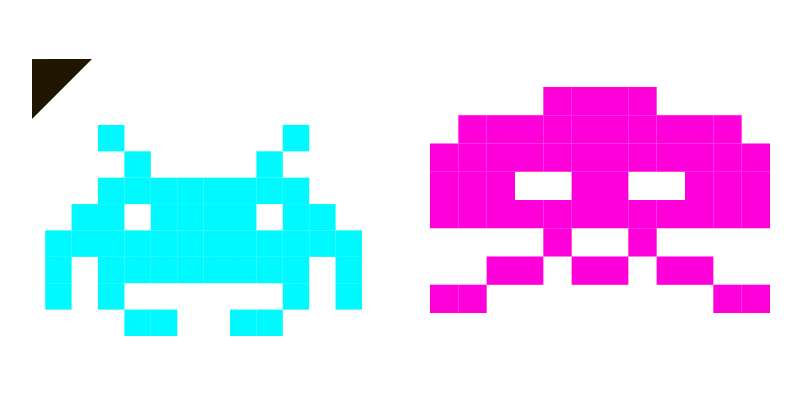 Space Invaders cute cursor