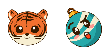 New Year Tiger cute cursor