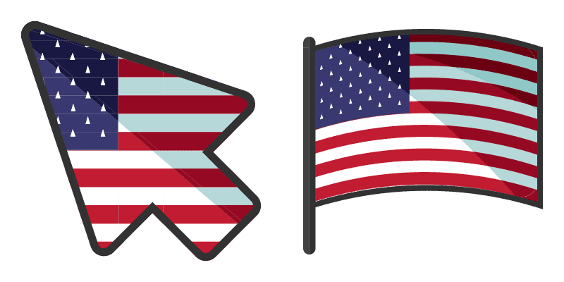 America cute cursor