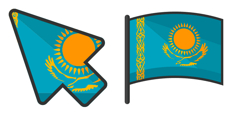 Kazakhstan cute cursor