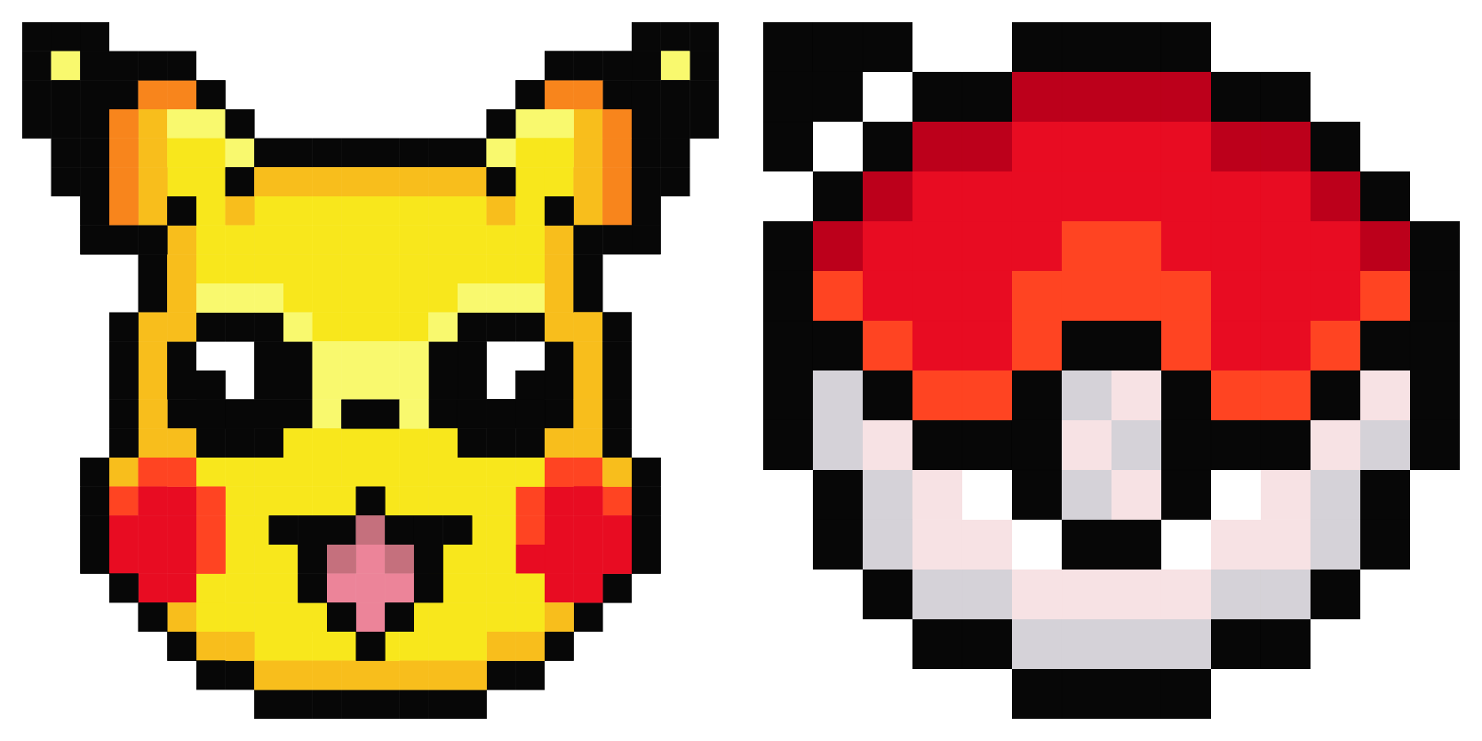 Pikachu Pixel cute cursor