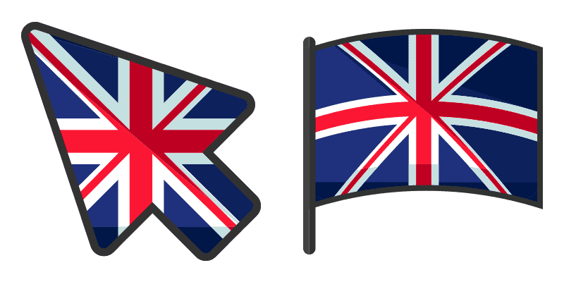 England cute cursor