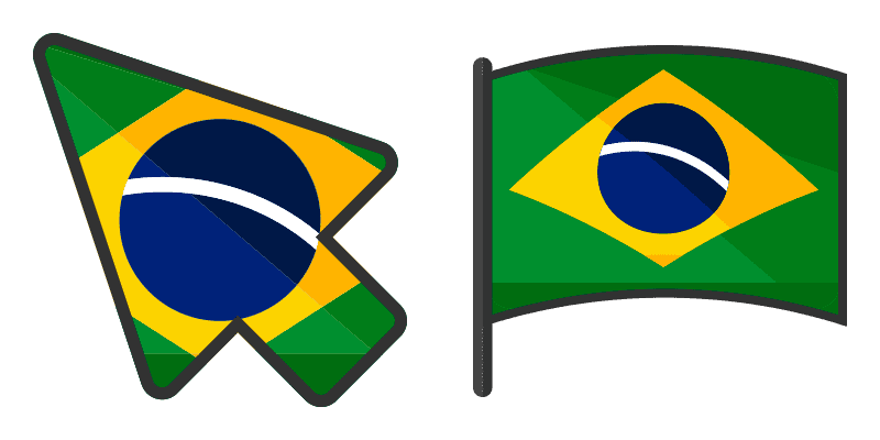 Brazil cute cursor