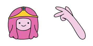 Pack de curseurs Adventure Time: Princess Bubblegum