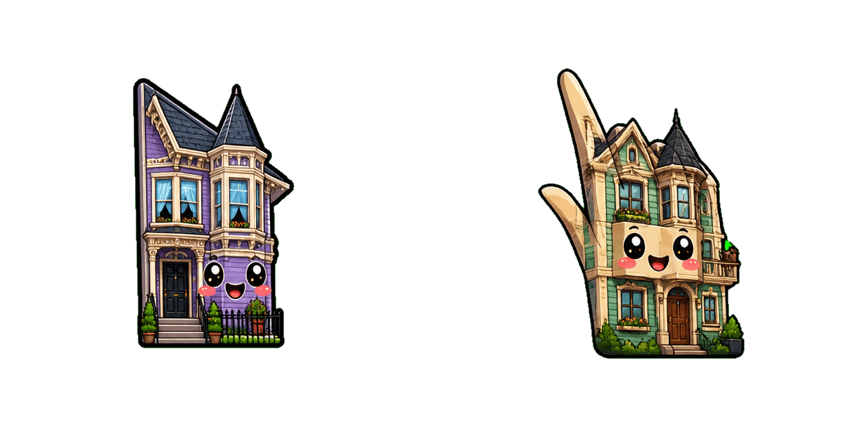 Pack de curseurs personnalisés Victorian Townhouse
