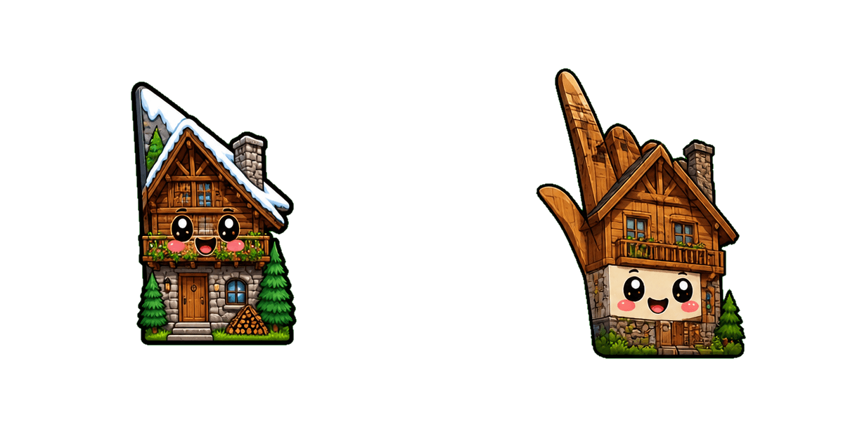 Pack de curseurs personnalisés Mountain Chalet
