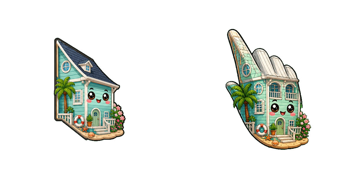 Pack de curseurs personnalisés Coastal Cottage