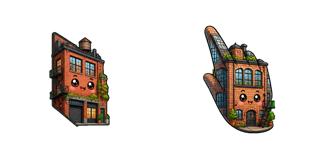 Pack de curseurs personnalisés Urban Loft Building