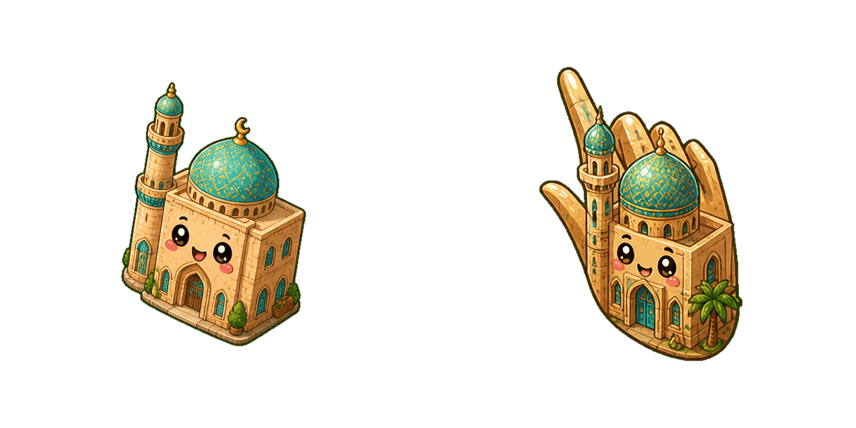 Pack de curseurs personnalisés Middle Eastern Stone Mosque