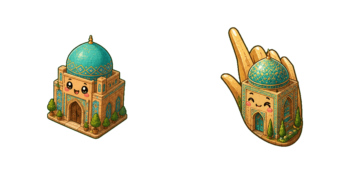 Pack de curseurs personnalisés Middle Eastern Dome Mausoleum